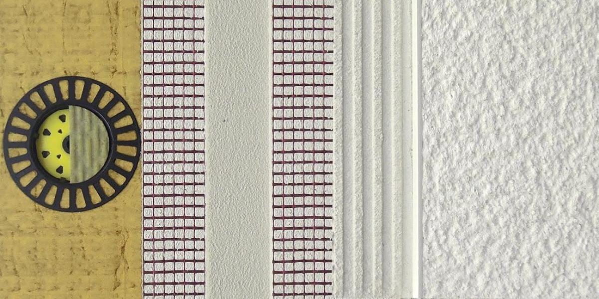 Layers of the External Thermal Insulation Composite (ETIC) system.