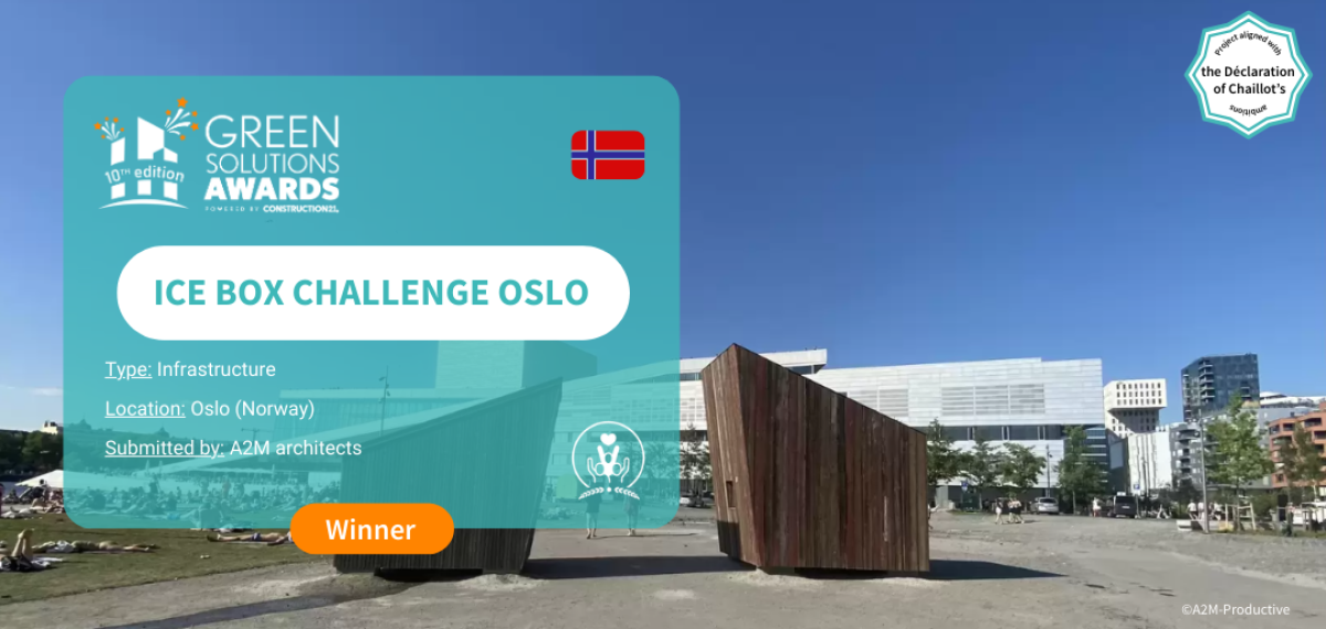 Green Solutions Awards Ice box Challenge winner.