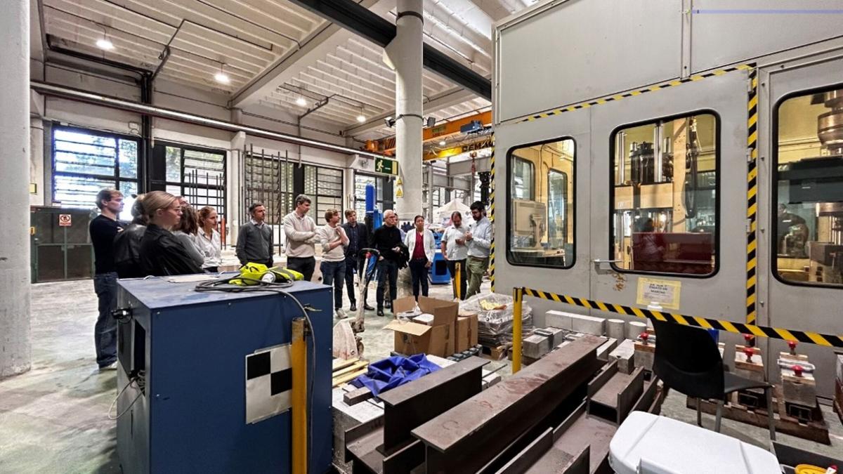 Project partners in the Department of Construction Engineering at the Laboratory of Structural Technology, Universitat Politècnica de Catalunya.