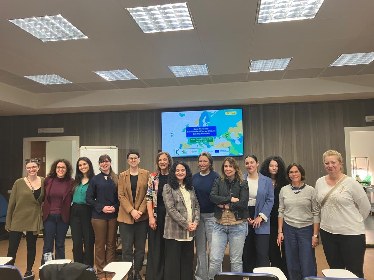 workshop participants for the CircHub cluster, held on 5 March 2026 in Naples Italy.