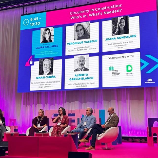 Members of the Drastic consortium conduct the Smart City Expo 2025 roundtable.